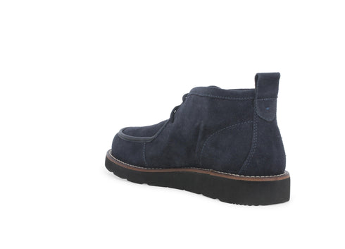 Melluso Uomo Polacchini Camoscio U55239W-238427 Blu